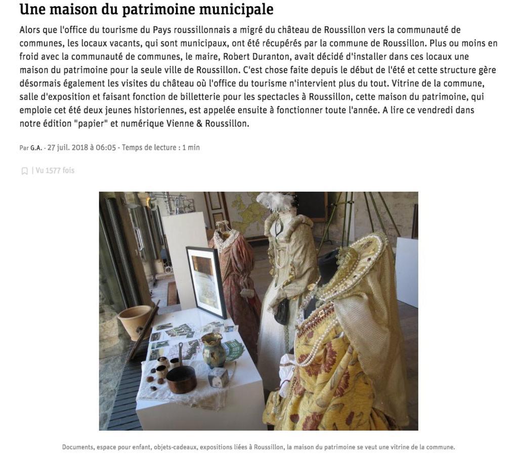 Le Charles IX Lägenhet Roussillon  Exteriör bild