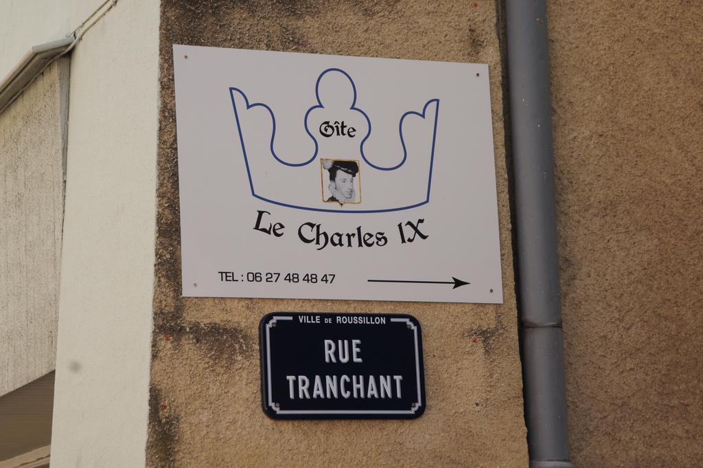 Le Charles IX Lägenhet Roussillon  Exteriör bild